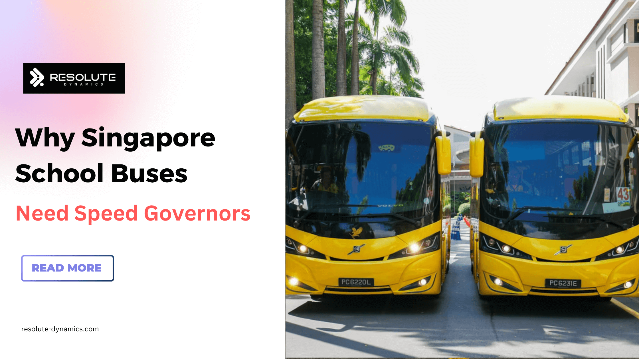 Why Singapore School Buses Need Speed Governors